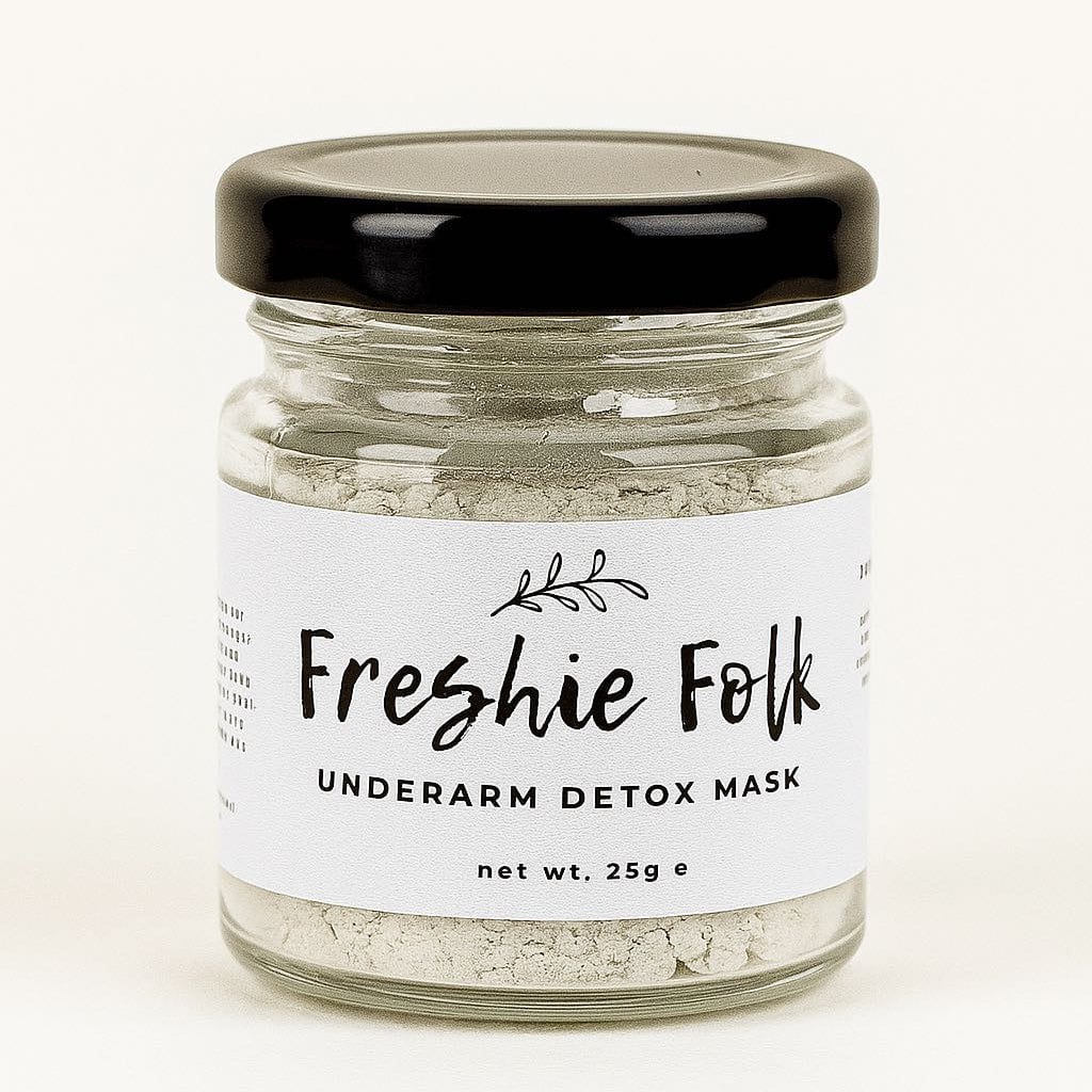 Underarm Clay Mask, clay in the jar.